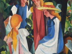 (1912 - 1913) Four Girls  1836X2500