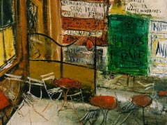 1927 Café Terrace with Posters 2558x2117