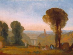 Italian Landscape with Bridge and Tower