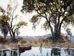 ca. 1940 Morning Light Near Charleston, South Carolina  2100X1764