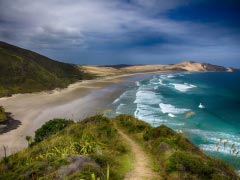 New Zealand Hiking Beach Sea