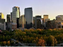 Skyline Calgary Cityscape Landscape Canada