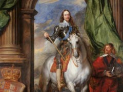 1633 Charles I (1600-49) with M. de St Antoine  1745X2400