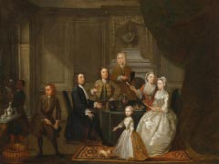 1732 Group portrait, probably of the Raikes family