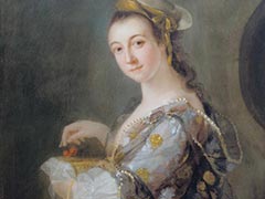 1753 Portrait of a Lady with Mask and Cherries 1701x2200