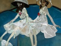 1910  The Two Sisters Around 2554x2554