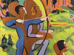 Archers - Oil on Carvas - Kirchner Museum Davos