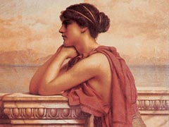 By the Wayside By John William Godward