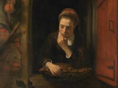 Ca 1650 - Ca 1660 Girl at a Window, known as 'The Daydreamer 2000x2630