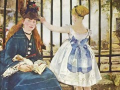 Gare Saint-Lazare (1873) by Edouard Manet