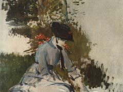 Jeune Fille dans le Jardin de Bellevue By Édouard Manet