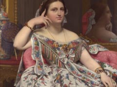 Madame Paul-Sigisbert Moitessier By Jean Auguste Dominique Ingres