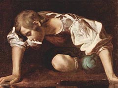 Narcissus By Michelangelo Merisi da Caravaggio
