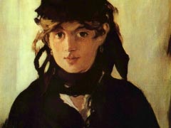 Porträt der Berthe Morisot By Édouard Manet