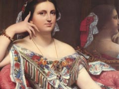 Portrait of Madame Paul-Sigisbert Moitessier By Jean Auguste Dominique Ingres