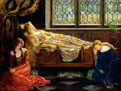The sleeping beauty (1921)
oil on canvas
91.4 x 111.8 cm