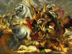 Victory and death of the Consul of Decius MUS battle By Peter Paul Rubens