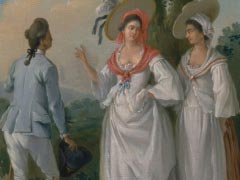 ca. 1780 Free West Indian Creoles in Elegant Dress  1667X2100