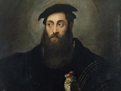 circa 1548-circa 1550 Portrait of a gentleman with a falcon 2000x2467