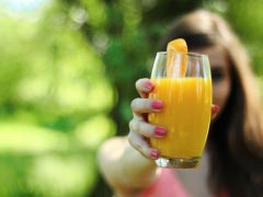Orange Juice Healthy Glass Drink