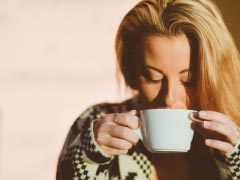 Woman Drinking Coffee