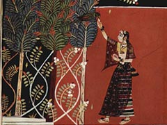 Râgmâlâ-Serie, Szene- Gaurî Râginî By Indischer Maler um