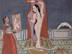 Râgmâlâ series scene- after the bathwater By Indischer Maler von