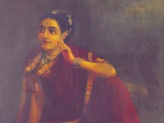 Radha waiting for Krishna