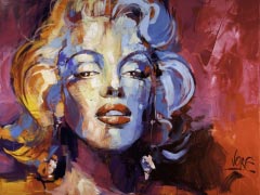 Marilyn Monroe, Acrylic on Canvas