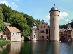 Mespelbrunn Castle Water Moated Bavaria Germany