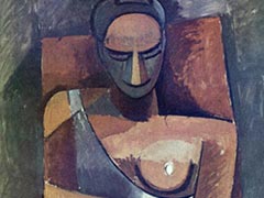 Woman with a Fan. 1908