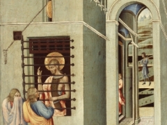 1455-60 Saint John the Baptist in Prison Visited by Two Disciples  1719X3000
