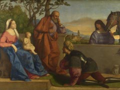 1520A Warrior adoring the Infant Christ and the 3831x2226