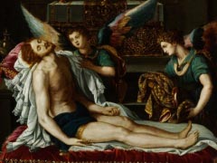 1593 The Body of Christ Anointed by Two Angels 2085X2400