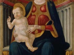 15th century Virgin and Child on the Throne 1696x3467