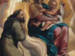 1605 Madonna with the Child and Saint Francis  1797X2200