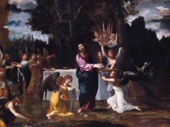 1608 Christ In The Wilderness, Served By Angels 3536x2367