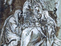 1679 The Holy Family and Saint Ann, Reading a Psalm 2000x2663