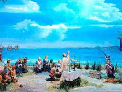 Diorama 9 The First Mass in the Philippines, 1521  2000X985