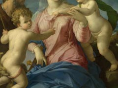 Early 1540-s The Holy Family with the Infant Saint John the Baptist (Madonna Stroganoff)  1601x1960