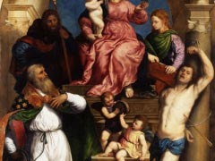 around 1530_Enthroned Madonna with Child and Saints