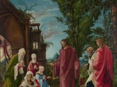 probably 1520 Christ taking Leave of his Mother  1630X2100