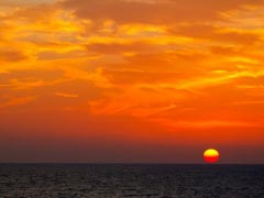Sunset Evening Red Landscape